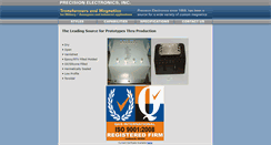 Desktop Screenshot of precisionelect.com